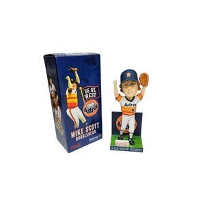 Houston Astros Mike Scott '86 NL West Champions Bobblehead With Box 2010 NEW